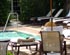 Relaxing poolside at a Naples Hotel.